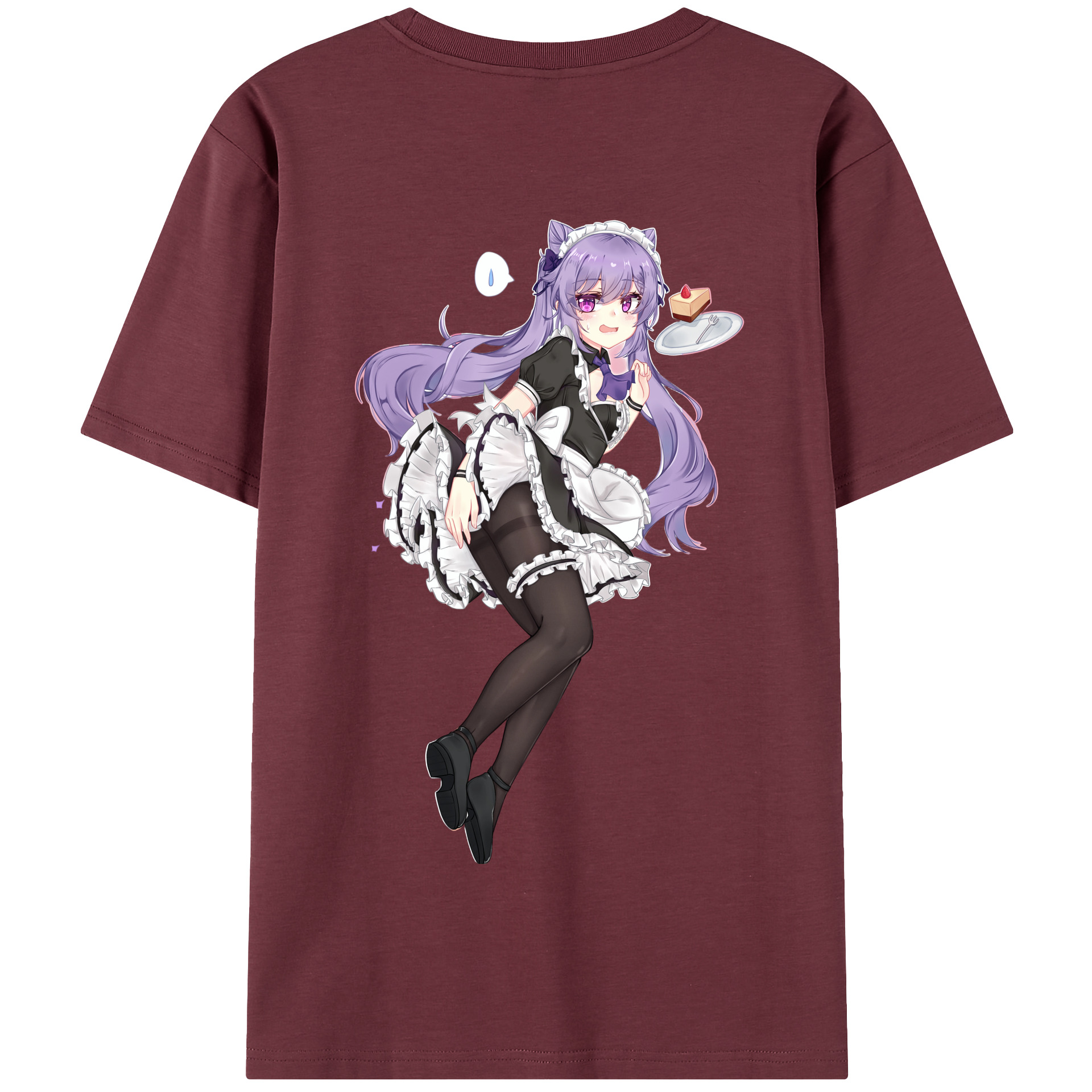 げんし神 刻晴 こくせい genshin Kokusei 綿100％半袖Tシャツ（背面プリント）